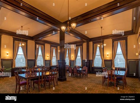 The Swan Room in the historic Geiser Grand Hotel, Baker City, Oregon ...