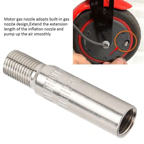 Adattatore prolunga per valvola dello pneumatico dello scooter di 9 mm ...