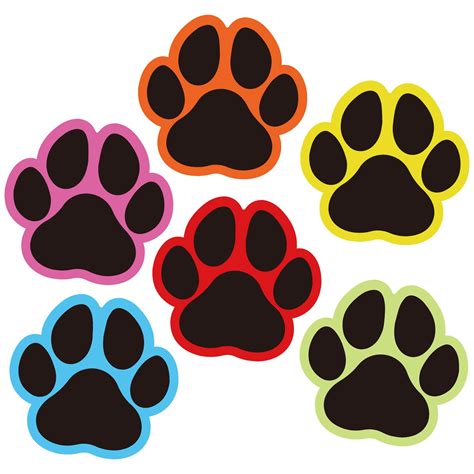 Dog Paw Print Borders