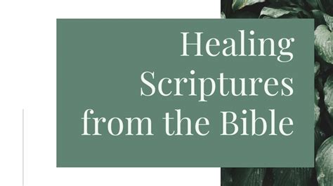 Image result for Christian Healing Scriptures Video