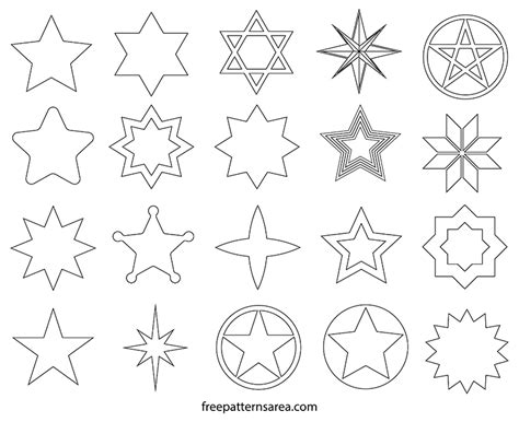 Star Patterns Printable 的图像结果