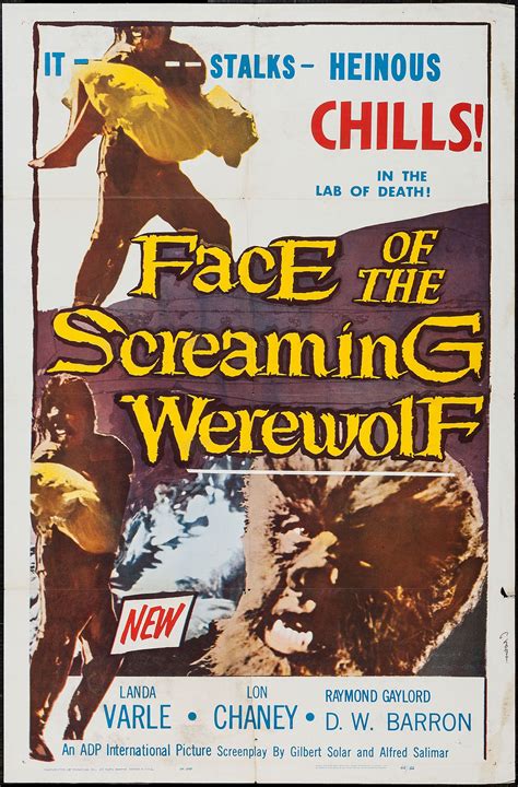 Face of the Screaming Werewolf (1965) | Werewolf, Movie posters vintage ...