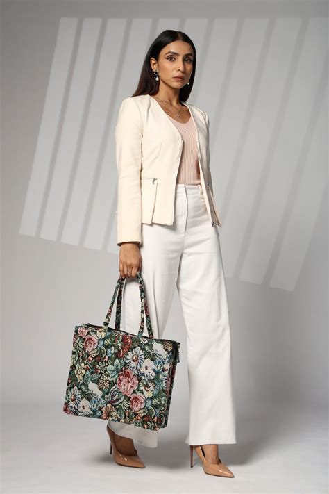 ENSAC Cotton Canvas Beige Tote bag for women & Girls – ensacworld