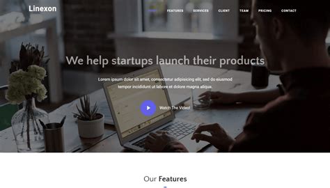Linexon - Responsive Bootstrap 4 Landing Page Template