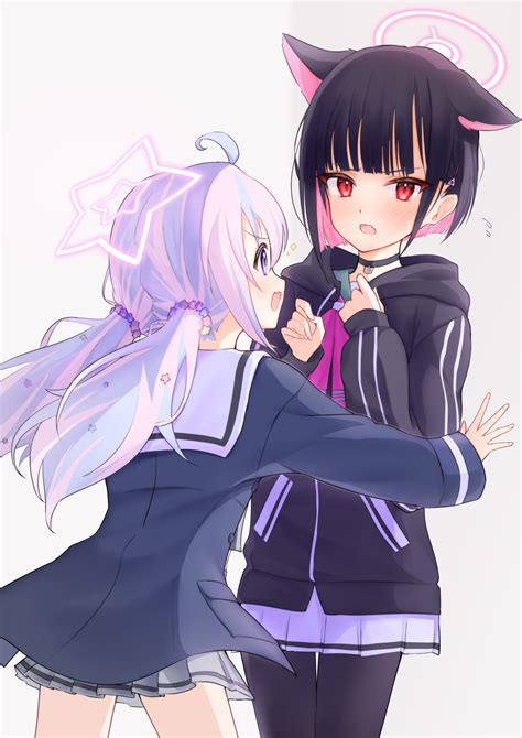 kazusa and reisa (blue archive) drawn by pyoyyyy | Danbooru