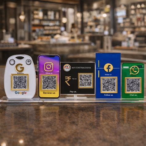 5 Qr NFC Enabled Custumize Standee – Bharattapp