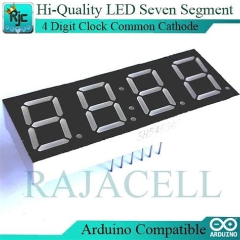 Jual CLOCK LED Seven Segment 7 segmen 0 56 inch Red Common Cathode ...