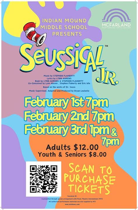 Seussical the Musical Jr! - IMMS Drama Club, McFarland Performing Arts ...
