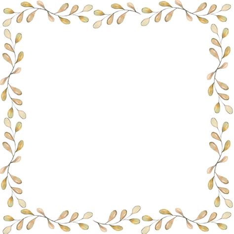 Quadro com elementos de Natal em aquarela | Foto Premium