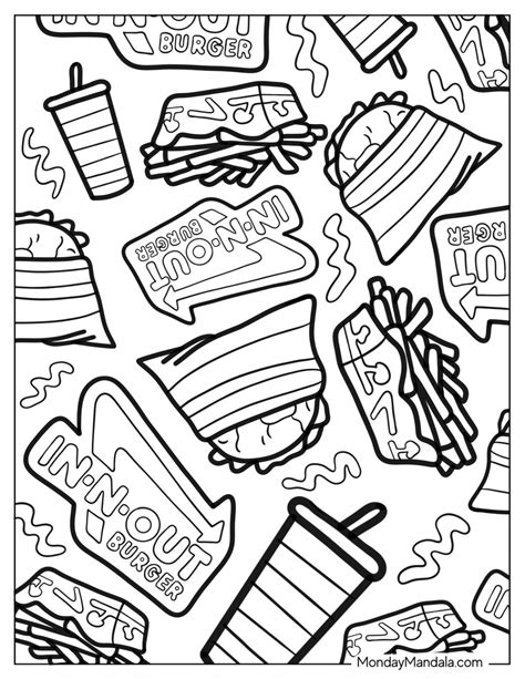 20 Burger Coloring Pages (Free PDF Printables)