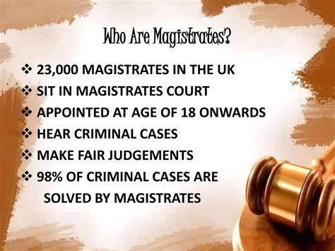 Have you got what it takes to become a magistrate? | PPTX