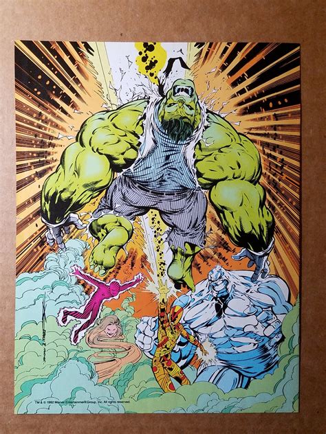 Incredible Hulk Vs U-FOES Marvel Comics Mini Poster by Dale Keown