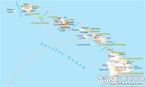 夏威夷地图 - 图片 - 艺龙旅游指南