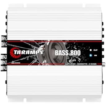 Taramps Bass 800 2 Ohms Monoblock Amplifier 800 Watts Rms 1 Channel 14 ...