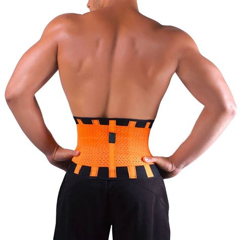 Women Men Trainers Back Support Lumbar Brace Support Belt Elastic Waist ...