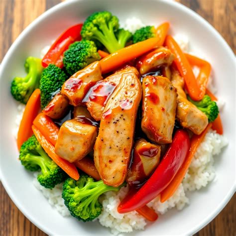 Soy-Glazed Chicken Stir-Fry Recipe | cookAIfood