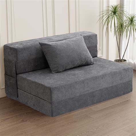 Amazon.com: HOMFINE Folding Sofa Bed - Convertible Sleeper Chair with ...