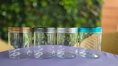 Transparent Jar - Transparent Pet Jar With Transparent Lid - 550ml ...