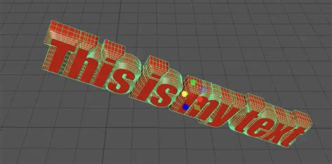 Maya Text Tutorial 的图像结果