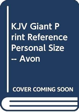 Buy KJV Giant Print Reference Personal Size - Avon Book Online at Low ...