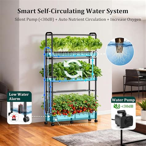 Growell 90-Pod Hydroponics Growing System, Large Vertical India | Ubuy