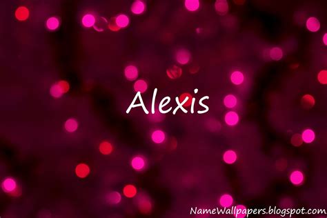 Alexis Name Wallpaper - WallpaperSafari