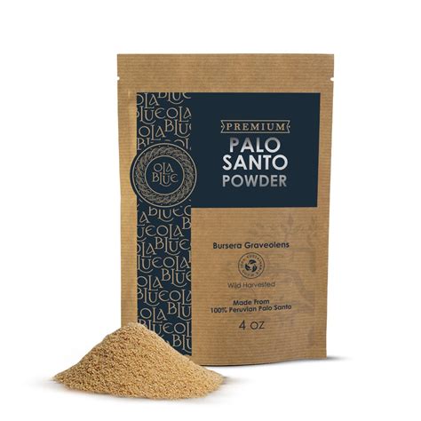 Palo Santo Powder 4oz Natural and Sustainable from Peru Incense Powder ...