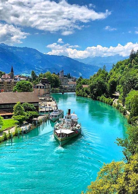coiour-my-world:

 Interlaken, Switzerland... | Honor the past, serve the future! Art, nature, beautiful guys...