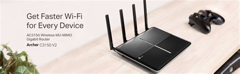 TP-LINK Archer C3150 3150 Mbps Wireless Router MU-MIMO Gigabit Dual ...