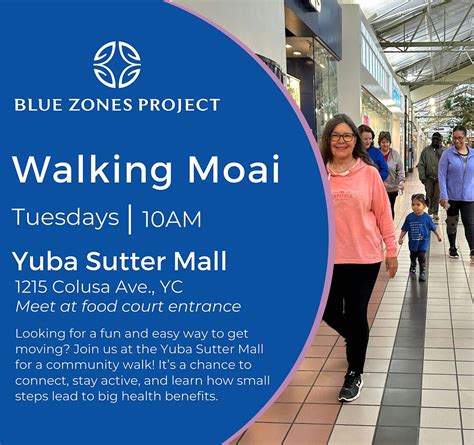Mall Walking Moai at the Yuba City Mall with BZPYS, Yuba Sutter ...