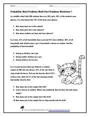Image result for Probability Math Word Problems How to Do