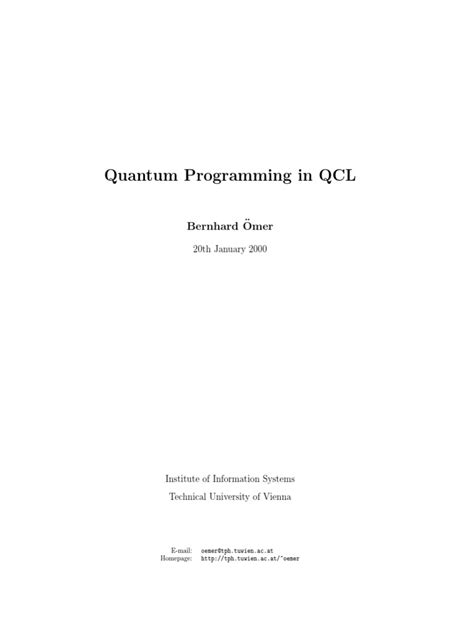 Image result for Qcl Quantum Programming Language