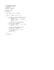 Image result for Different Inverted Piramid with Numbers Pattern Printing C Programs