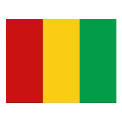Guinea-Conakry Flag Postcard | Zazzle.com
