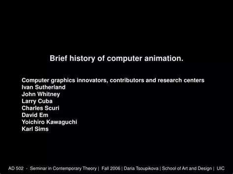 History of Computer Animation 的图像结果