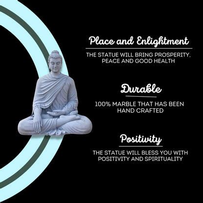 Marble Gautam Buddha Idol for Home Temple | Handcrafted Statue – Salvik ...