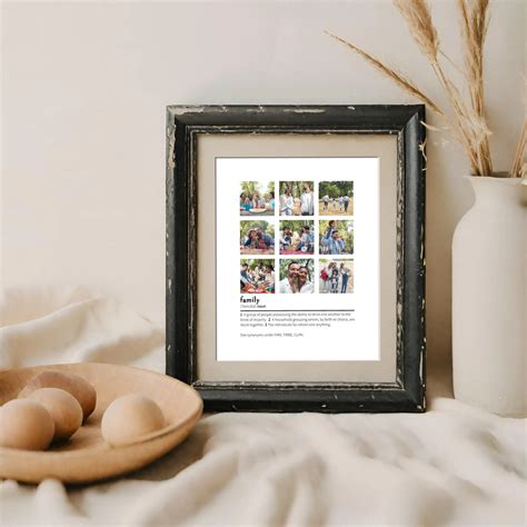 Family Definition Photo Collage Template | Playful Pixie Studio ...