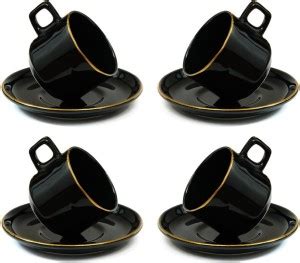 Femora Ceramic Femora Indian Ceramic Fine Bone China Handmade Black ...