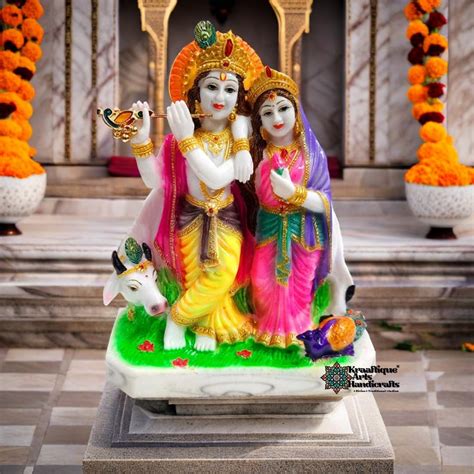 Buy TINUM'S Home Lane Lord Radha Krishna Idols on Swing Jhula ...