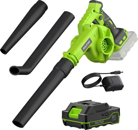 Leaf Blower Cordless, Powerful Leaf Blower 180 km/h, Lightweight Garden ...