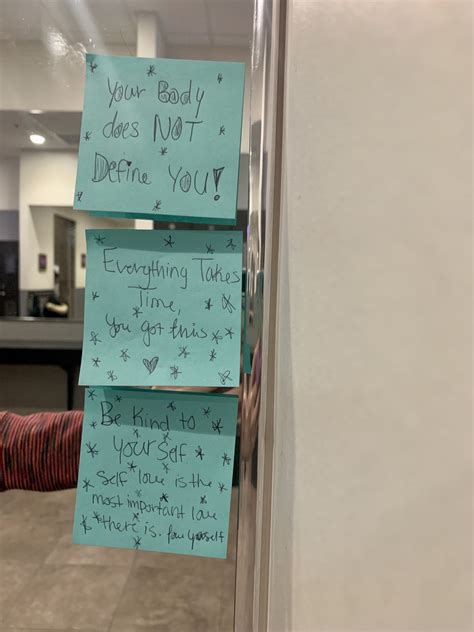 Post-It Notes in Planet Fitness Locker Room : r/wholesome