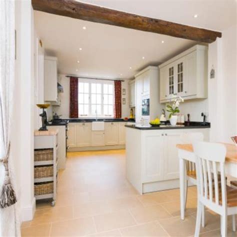2 Off White C-Shape Kitchen Design Ideas, Cost and Images 2025