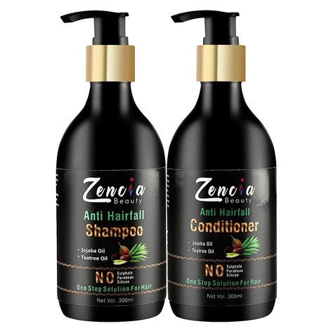Buy Zencia'S Anti Hair Fall Shampoo and Conditioner Sulphate Free ...