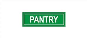Generic Pantry-Sign Board,3Mm Thickness,Acralic Sheet Material with ...