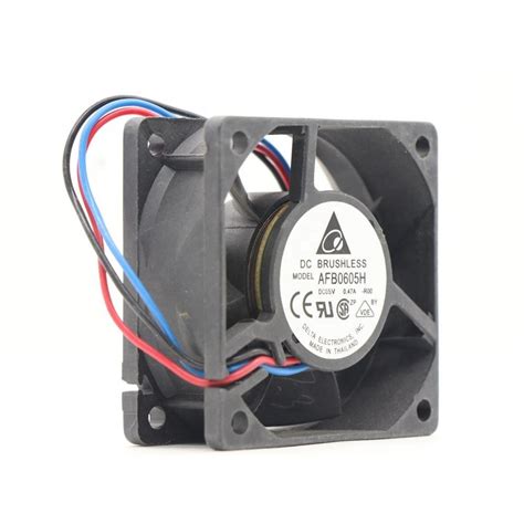 Delta AFB0605H AFB0605H-R00 6cm 60X60X25mm 5V DC 0.47A 15.4 CFM 4000RPM ...
