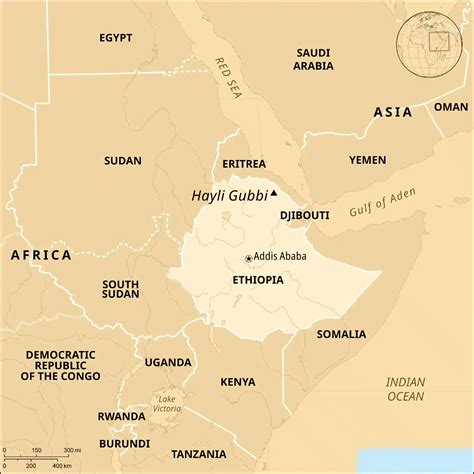 Ethiopia Volcano Eruption, Hayli Gubbi, Map, Location, History