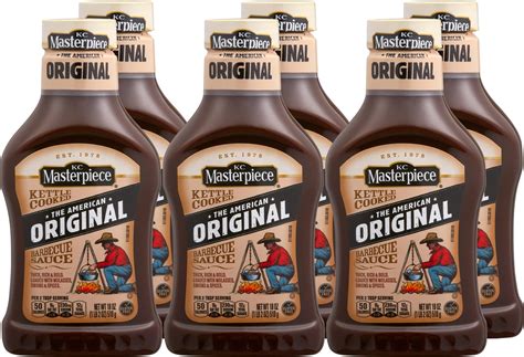 Amazon.com : KC Masterpiece Original Barbecue Sauce, 18 Ounces, Package ...