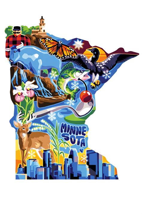 Minnesota Paint by Number Kit — GRAY DUCK ART