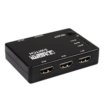 MICROWARE 3x1 HDMI Switcher HDMI Switch HDMI Selector 3 Inputs and one ...