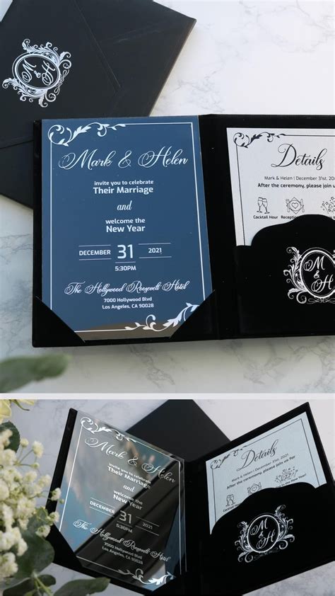 Image result for Box Wedding Invitations